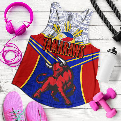 Philippines Filipinos Women Tank Tamaraws Mascot Sport Style