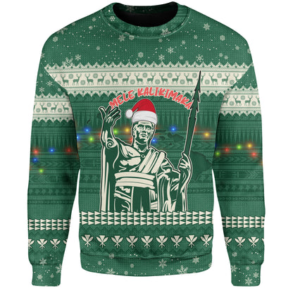 Hawaii Sweatshirt Christmas Hawaii King Tribal Pattern