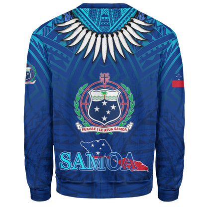 Samoa Sweatshirt Happy Independence Day Samoa