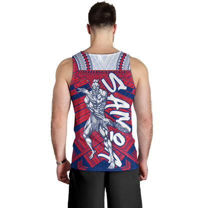 Samoa Tank Top Samoa Warrior Tribal Pattern