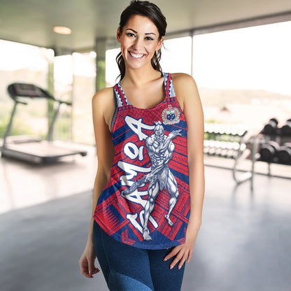 Samoa Women Tank Samoa Warrior Tribal Pattern