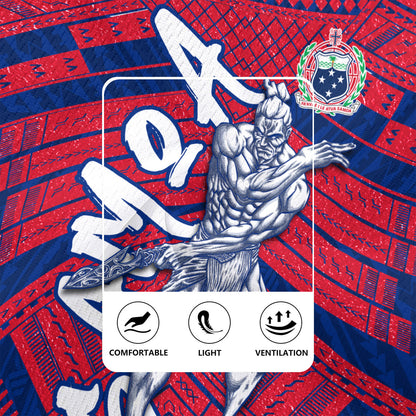 Samoa Rugby Jersey Samoa Warrior Tribal Pattern