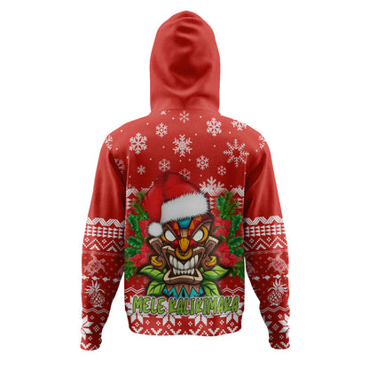 Hawaii Hoodie Christmas Tiki Polynesian Pattern