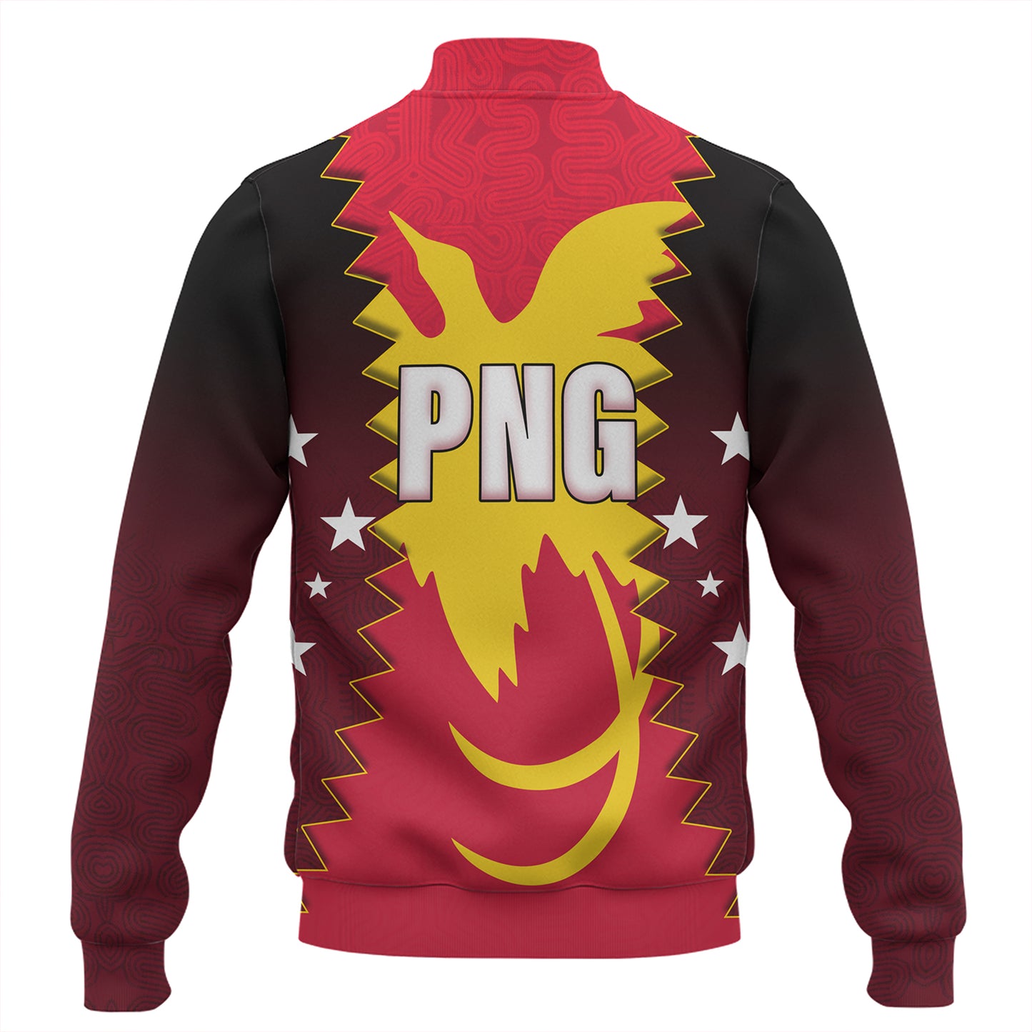 Papua New Guinea Baseball Jacket PNG Tokpisin Languge Polynesian