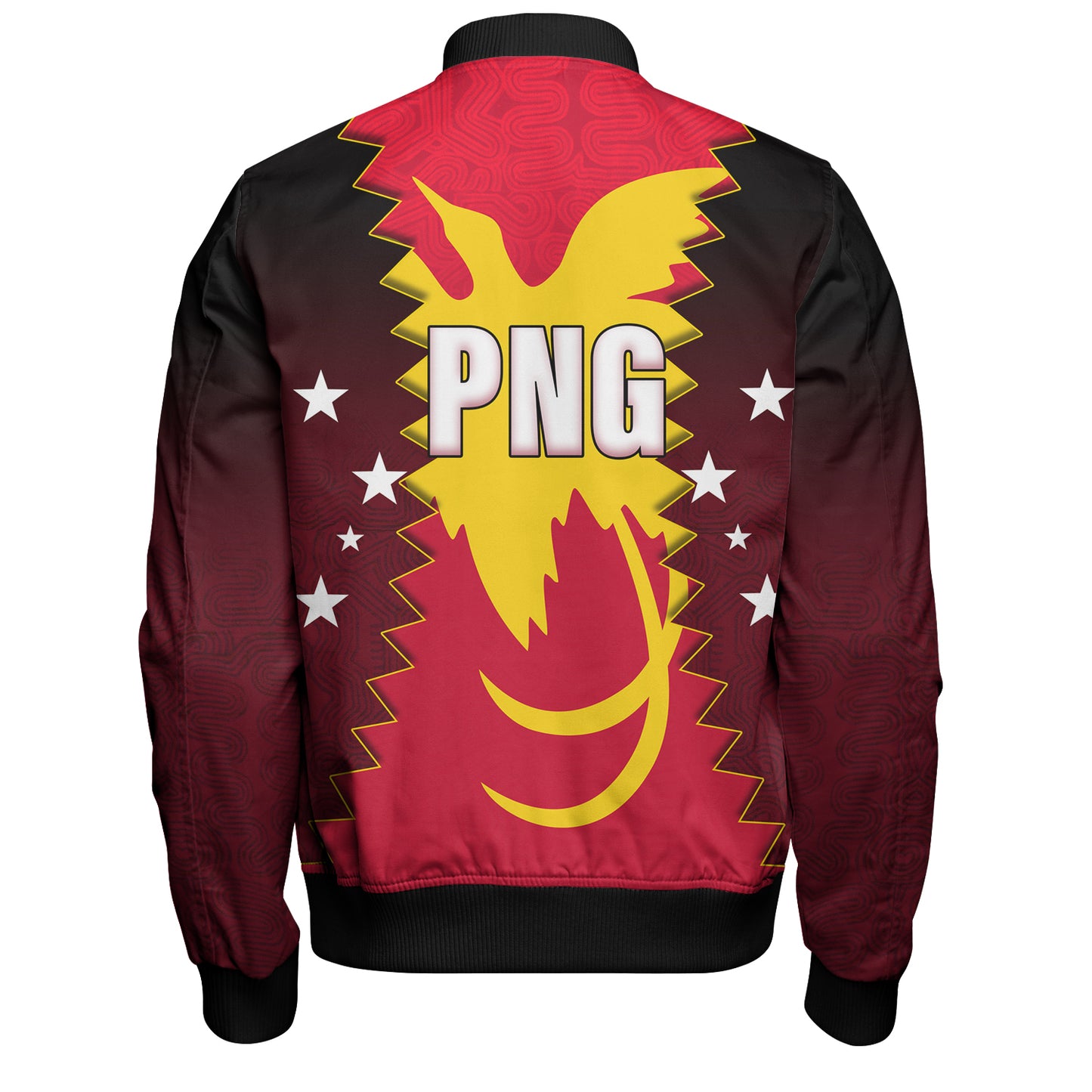 Papua New Guinea Bomber Jacket PNG Tokpisin Languge Polynesian