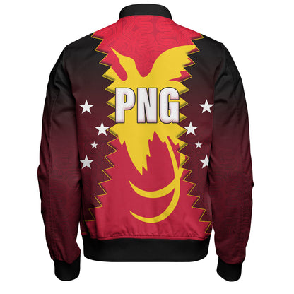 Papua New Guinea Bomber Jacket PNG Tokpisin Languge Polynesian
