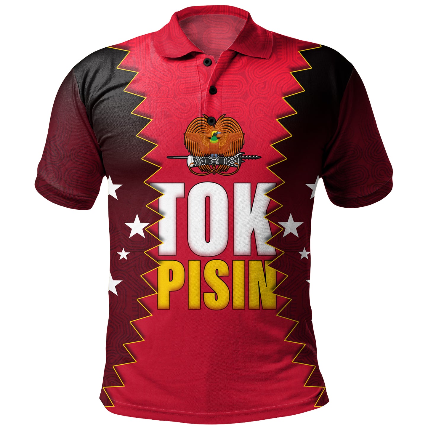Papua New Guinea Polo Shirt PNG Tokpisin Languge Polynesian