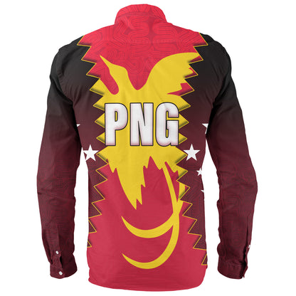 Papua New Guinea Long Sleeve Shirt PNG Tokpisin Languge Polynesian