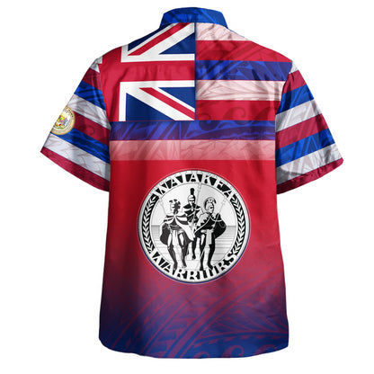 Hawaii Waiakea High School Hawaii Shirt Flag Color With Traditional Patterns