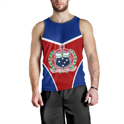 Samoa Tank Top Samoa Flag And Coat Of Arms Style