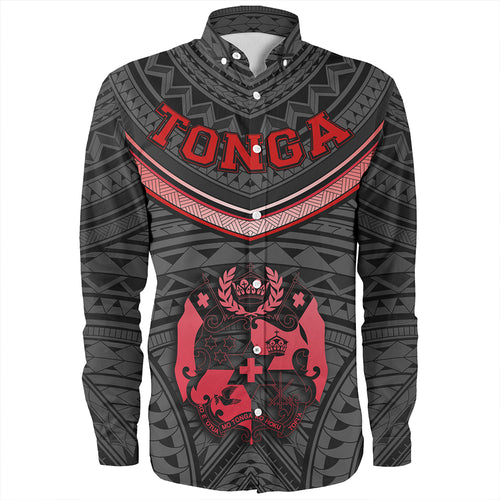Tonga Long Sleeve Shirt Polynesian Authen