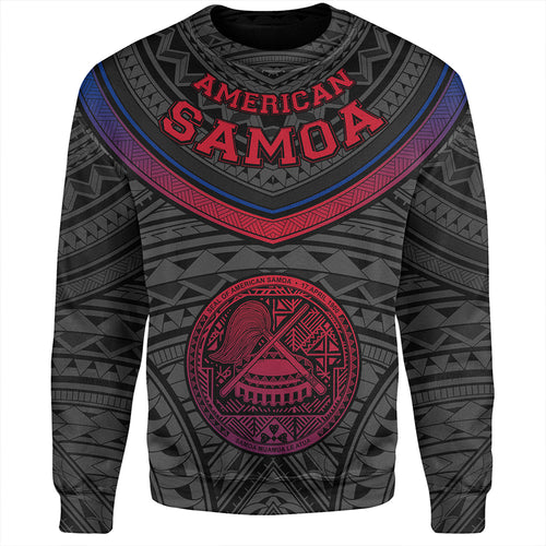 Samoa Sweatshirt American Samoa Polynesian Authen
