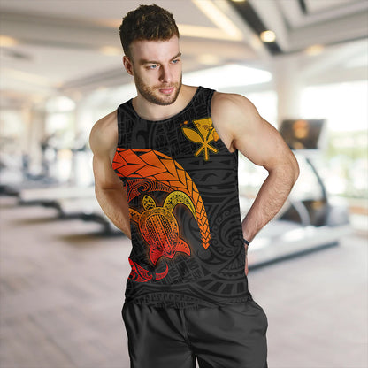 Hawaii Polynesian Turtle Tropical Tank Top