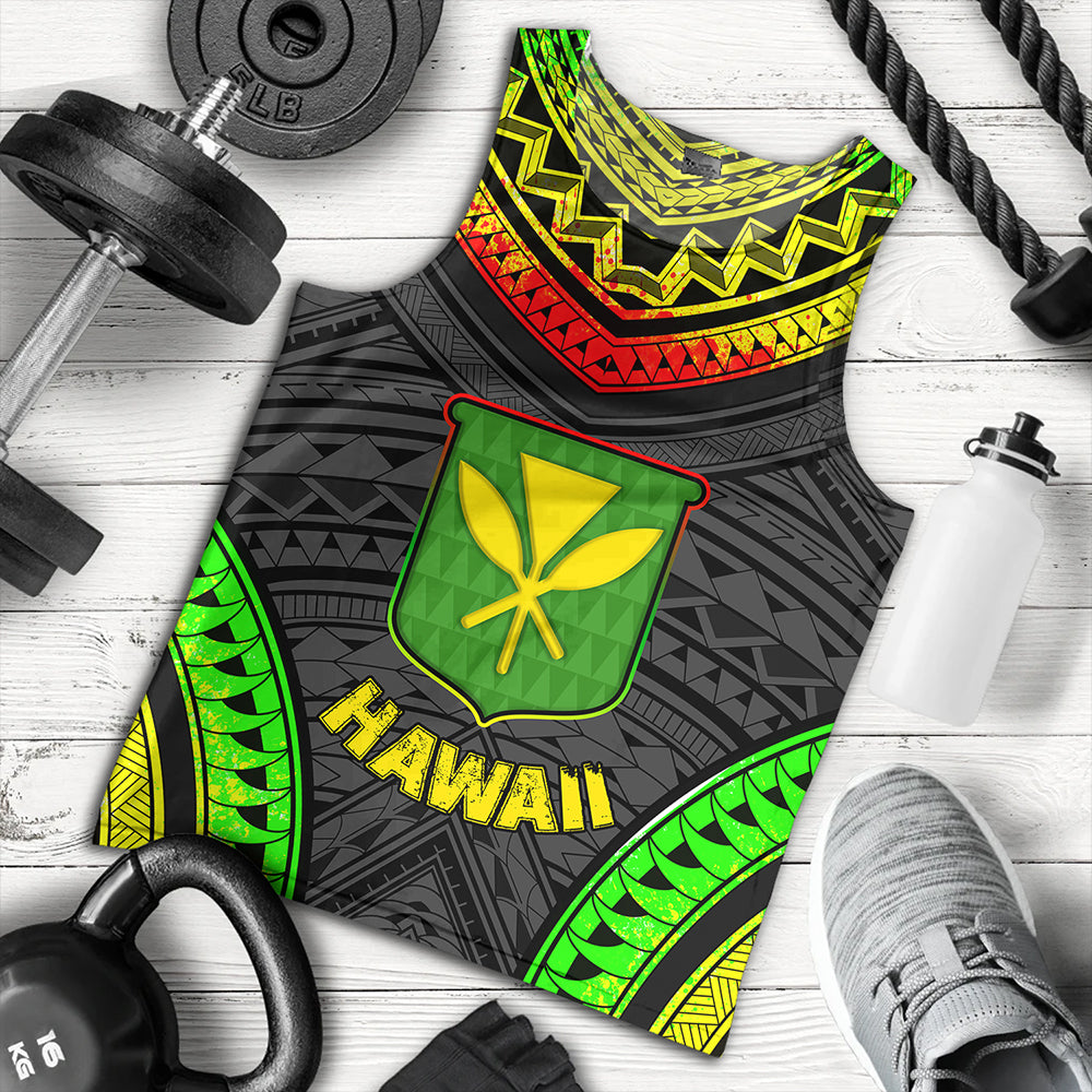 Hawaii Tank Top Kanaka Maoli Polynesian Pattern Bet