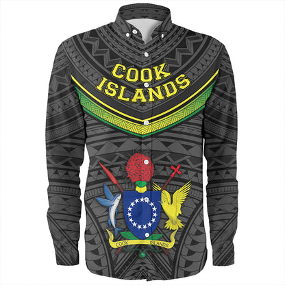 Cook Islands Long Sleeve Shirt Polynesian Authen