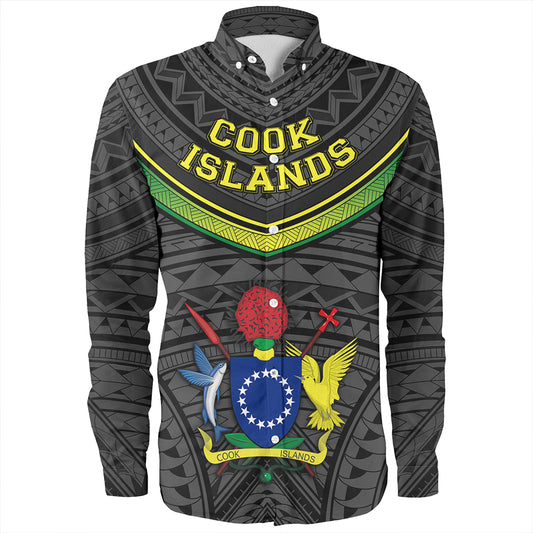 Cook Islands Long Sleeve Shirt Polynesian Authen