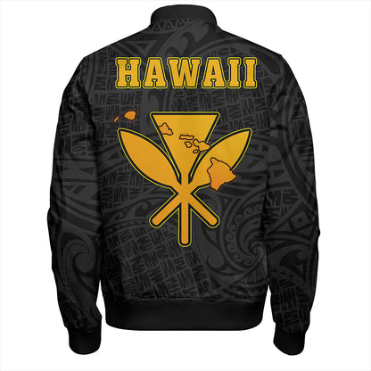 Hawaii Polynesian Turtle Tropical Bomber Jacket