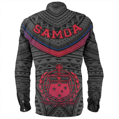 Samoa Long Sleeve Shirt Polynesian Authen