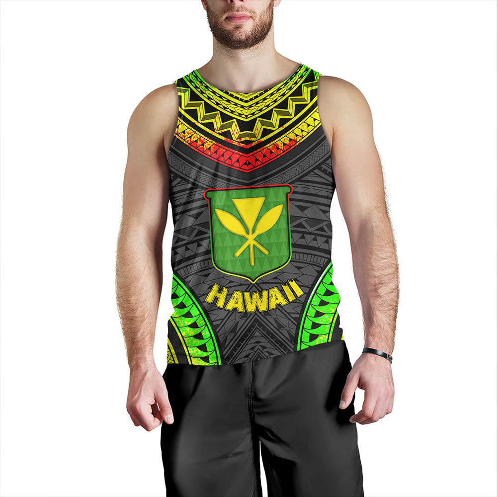 Hawaii Tank Top Kanaka Maoli Polynesian Pattern Bet