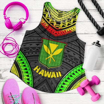 Hawaii Women Tank Kanaka Maoli Polynesian Pattern Bet