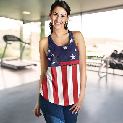 Samoa Women Tank American Samoa Map With American Flag