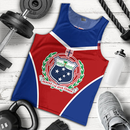Samoa Tank Top Samoa Flag And Coat Of Arms Style