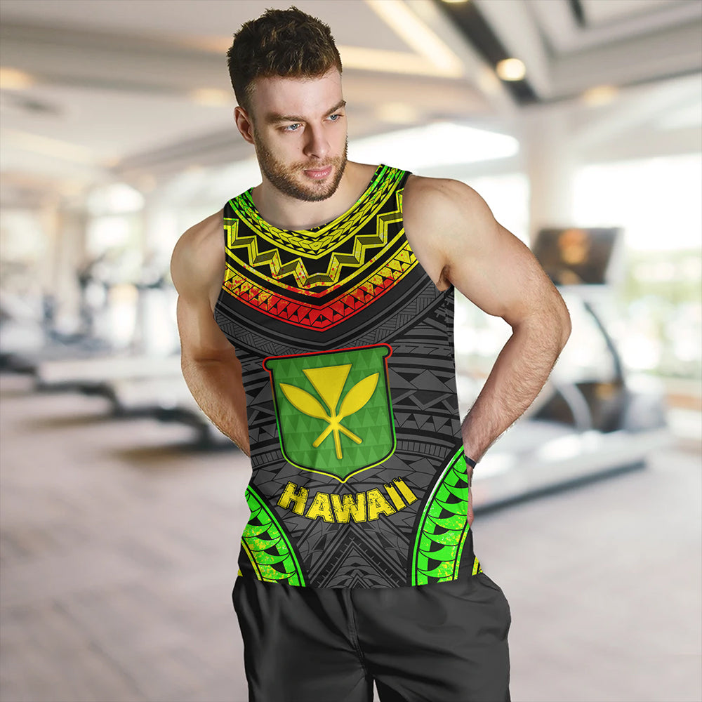Hawaii Tank Top Kanaka Maoli Polynesian Pattern Bet