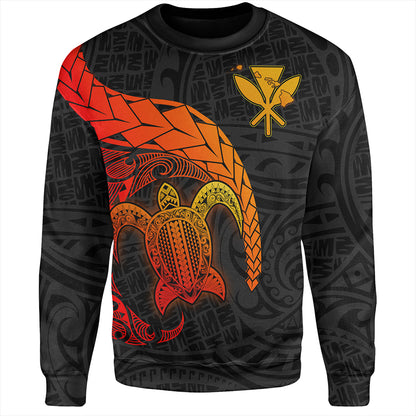 Hawaii Polynesian Turtle Tropical Sweatshirt