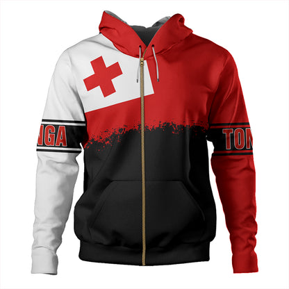 Tonga Hoodie Tonga Flag Grunge