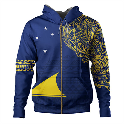Tokelau Hoodie Polynesian Flag With Coat Of Arms