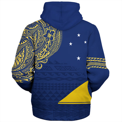 Tokelau Sherpa Hoodie Polynesian Flag With Coat Of Arms