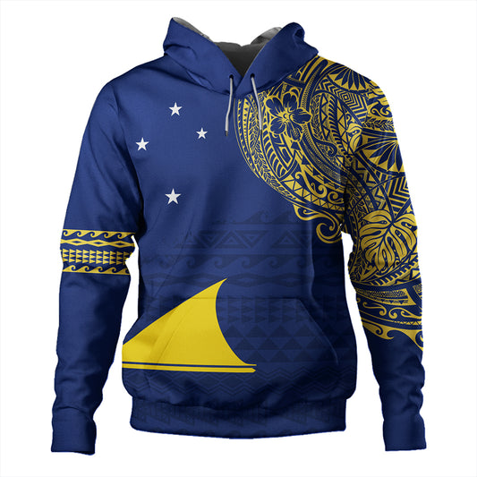 Tokelau Hoodie Polynesian Flag With Coat Of Arms