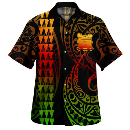 Tokelau Hawaiian Shirt Kakau Style