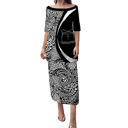 Tokelau Puletasi Coat Of Arms Lauhala Circle Style