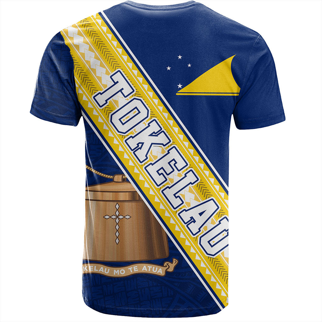 Tokelau T-Shirt Flag And Coat Of Arms