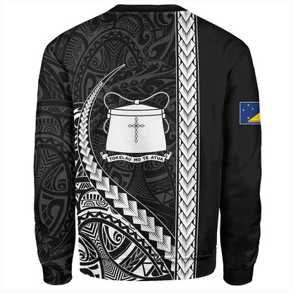 Tokelau Sweatshirt Tribal Polynesian Coat Of Arms