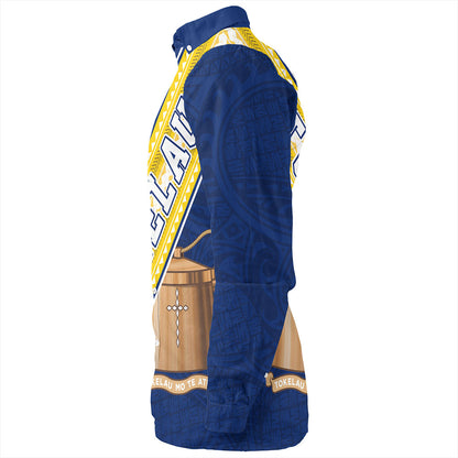 Tokelau Long Sleeve Shirt Flag And Coat Of Arms