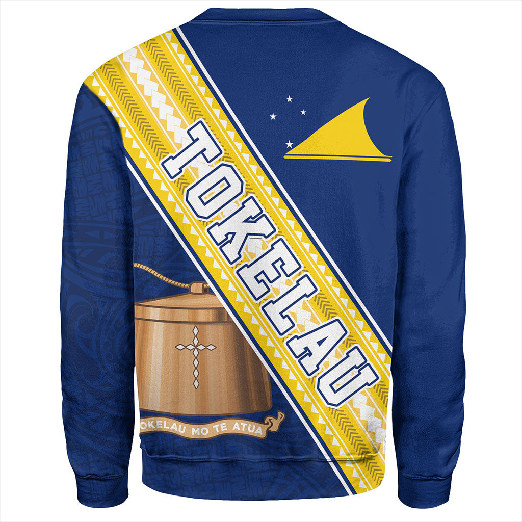 Tokelau Sweatshirt Flag And Coat Of Arms