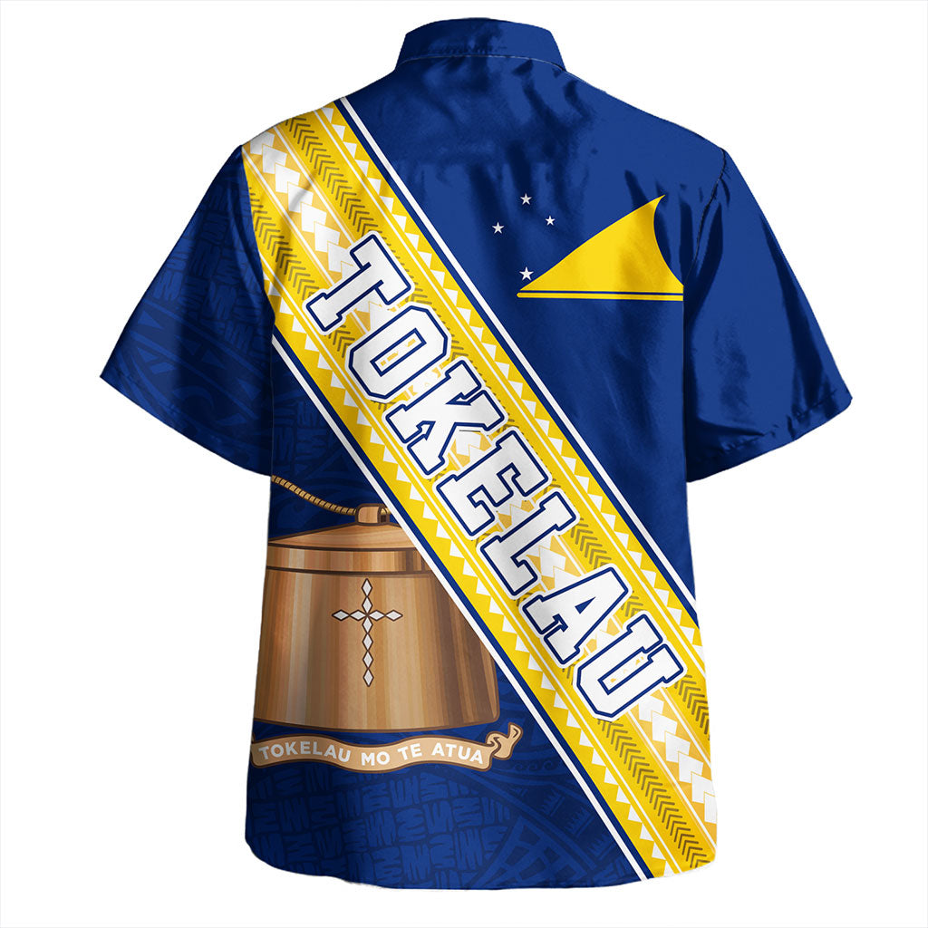 Tokelau Hawaiian Shirt Flag And Coat Of Arms