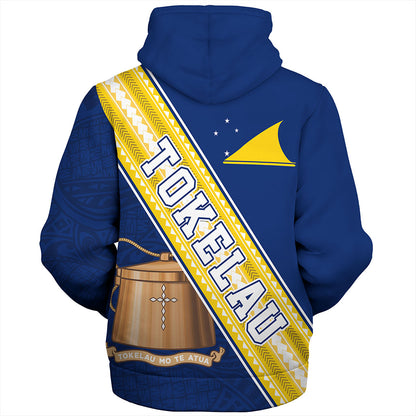 Tokelau Sherpa Hoodie Flag And Coat Of Arms
