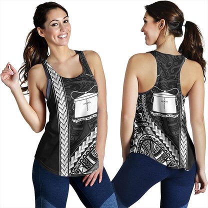Tokelau Women Tank Tribal Polynesian Coat Of Arms