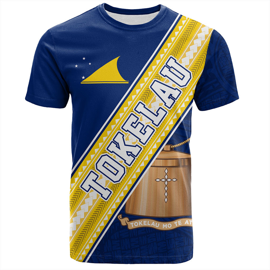 Tokelau T-Shirt Flag And Coat Of Arms