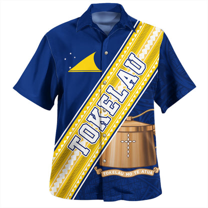 Tokelau Hawaiian Shirt Flag And Coat Of Arms