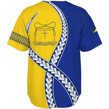 Tokelau Baseball Shirt Tribal Polynesian In My Heart