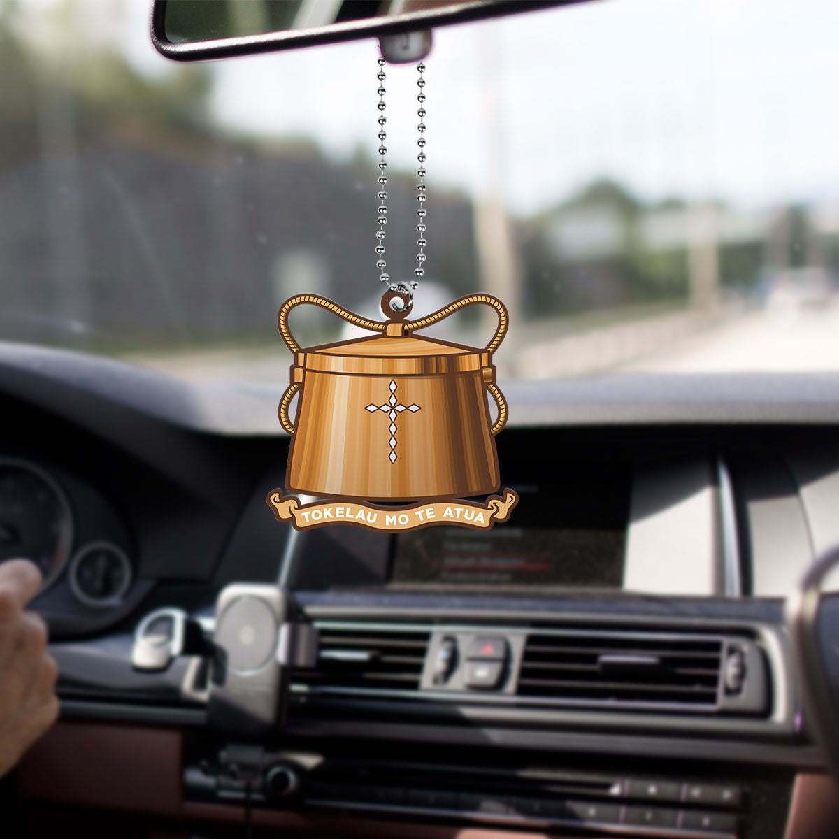 Tokelau Car Hanging Ornament Coat Of Arms