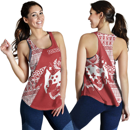 Tonga Custom Personalised Women Tank Flash Style