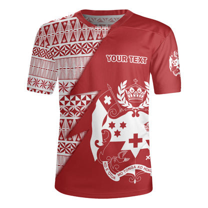 Tonga Custom Personalised Rugby Jersey Flash Style