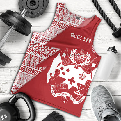 Tonga Custom Personalised Tank Top Flash Style