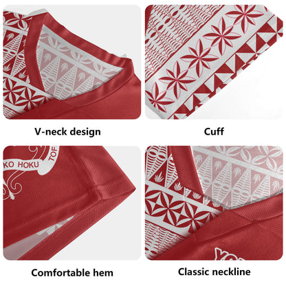 Tonga Custom Personalised Rugby Jersey Flash Style