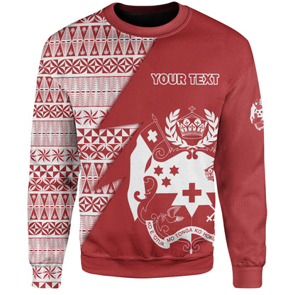 Tonga Custom Personalised Sweatshirt Flash Style